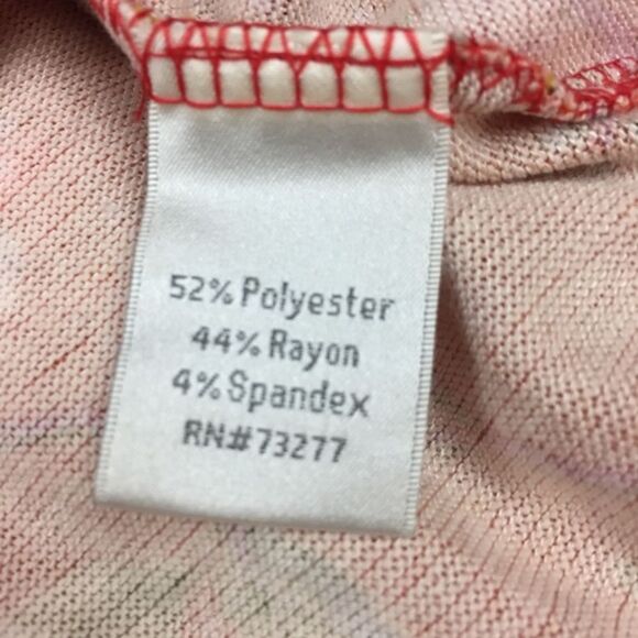 Lauren Conrad Red‎ Floral Ruffle Long Sleeve Top - Picture 7 of 7